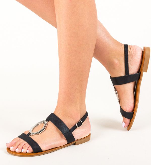 Lulux Сандали Amda Черни