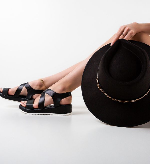 Mei Сандали Banba Черни