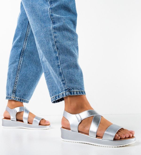 Mei Сандали Banba Сребърни