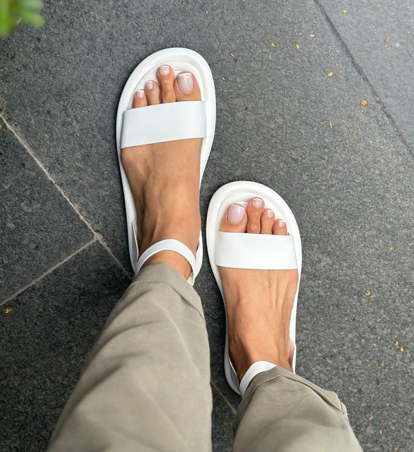 Mei Сандали Banner Бели