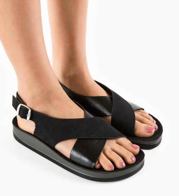 Mei Сандали Basel Черни