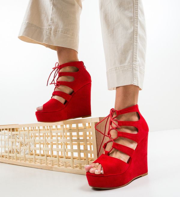 Mei Сандали Bennu Червени