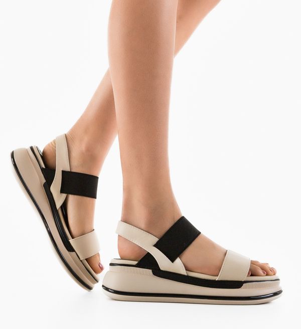 Mei Сандали Bourg Бежов