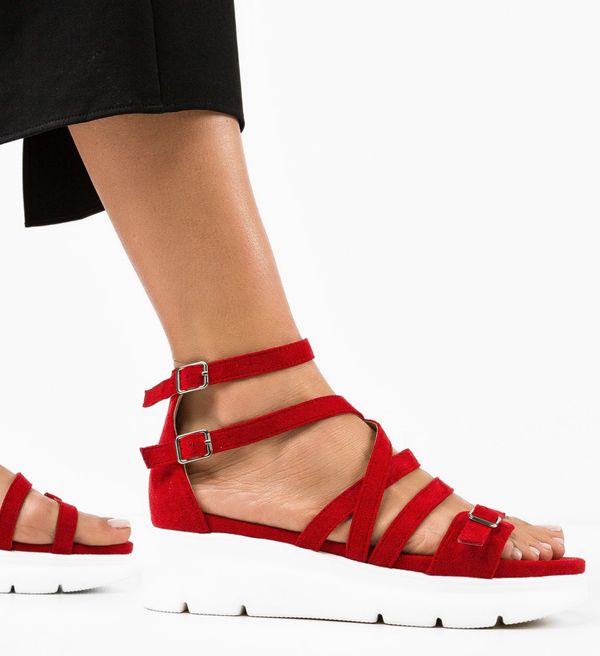 Mei Сандали Brandan Червени