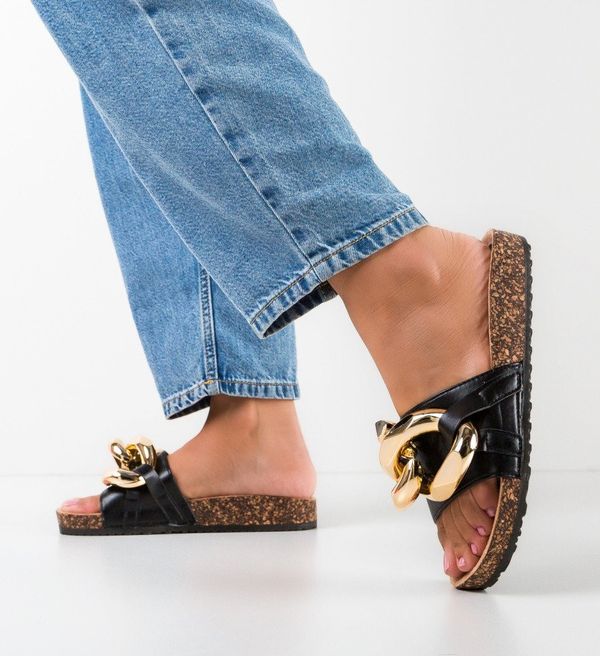 Ali Сандали Cally Черни