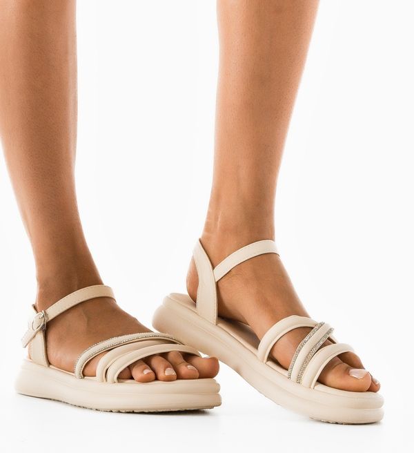 Mei Сандали Caneg Бежов