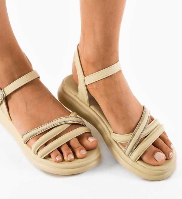 Mei Сандали Caneg Бежов