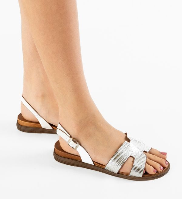 Mei Сандали Chaux Сребърни