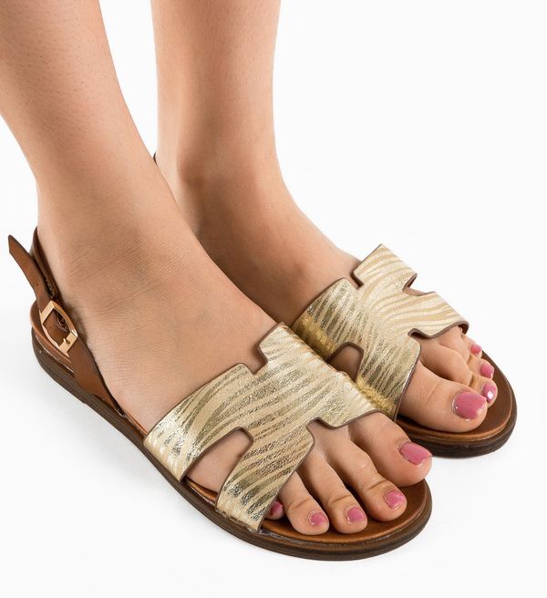 Mei Сандали Chaux Златни