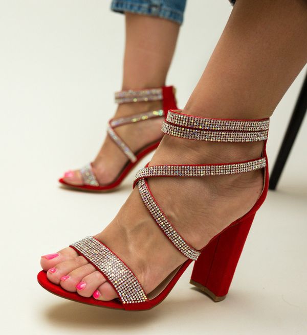 Ali Сандали Conor Червени