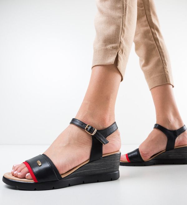 Lulux Сандали Contie Черни