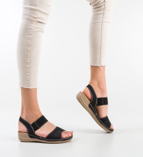 Ali Сандали Cote Черни