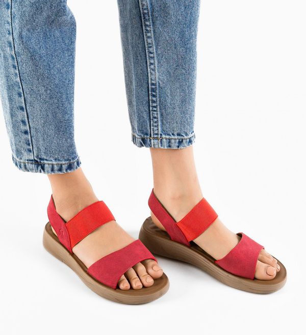 Zoha Сандали Crescen Червени