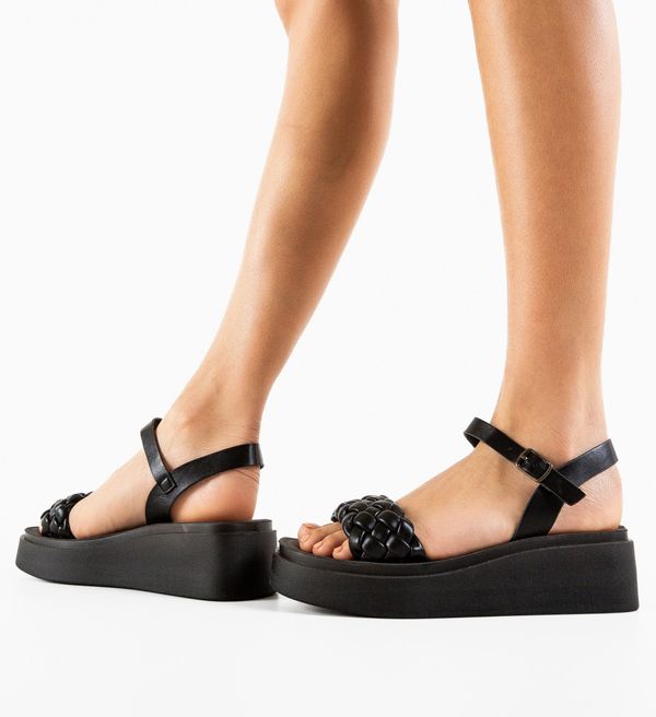 Lulux Сандали Devan Черни