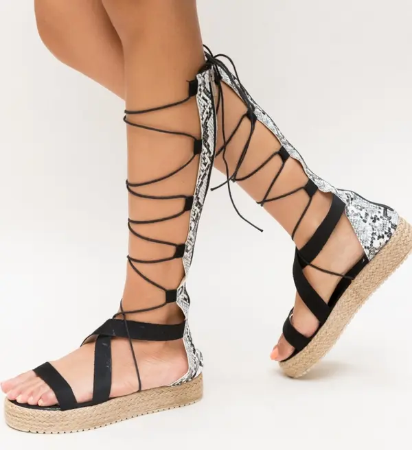 Exist Shoes Сандали Deziren Черни