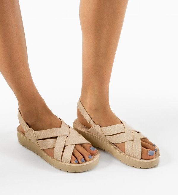 Lulux Сандали Ecare Бежов