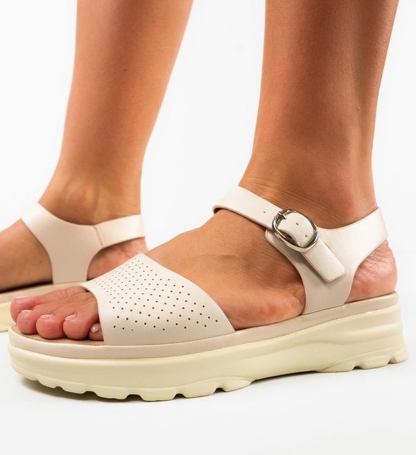 QING Сандали Eghe Бежов