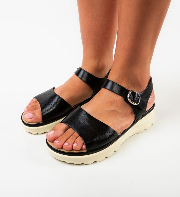 QING Сандали Eghe Черни