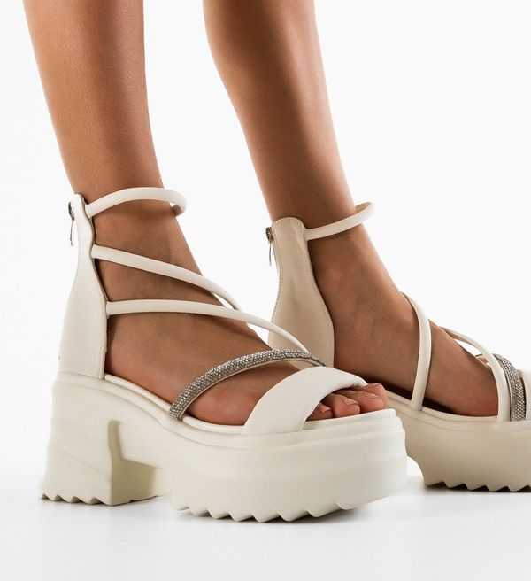 Mei Сандали Eleger Бели