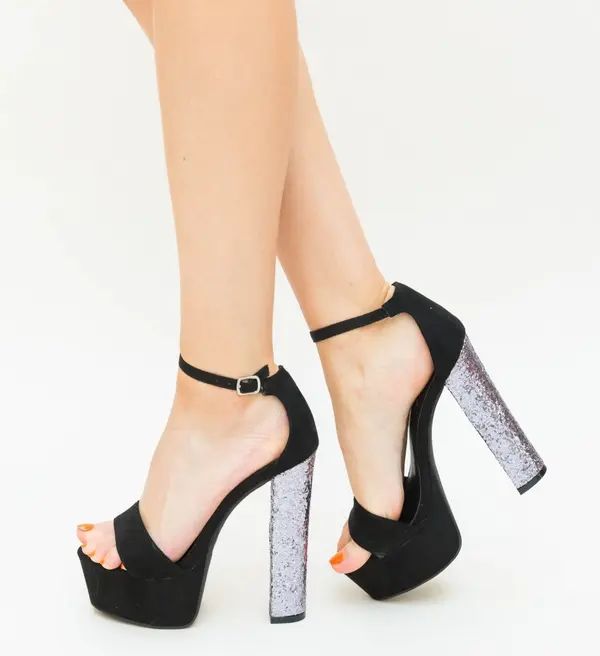 Wow Shoes Сандали Erboda Черни