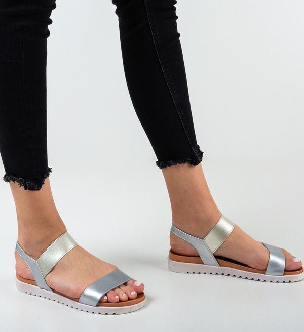 Mei Сандали Ervar Сребърни