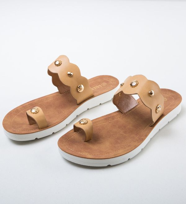 Lulux Сандали Finger Бежов