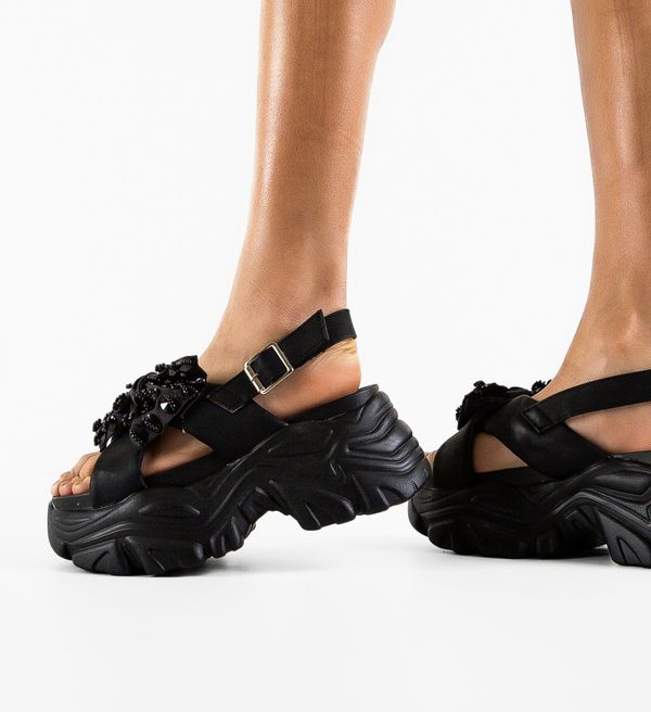 Mei Сандали Flayndy Черни