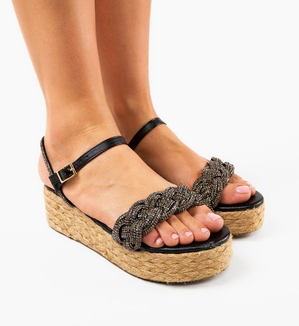 Ali Сандали Floren Черни