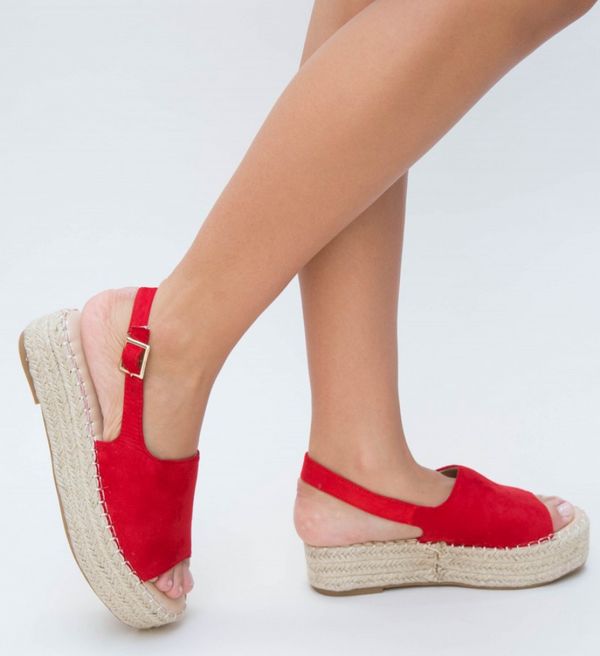 Ali Сандали Forens Червени