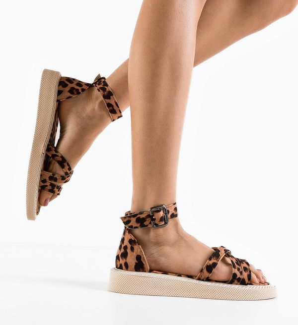 Wow Shoes Сандали Fredd Анимал принт