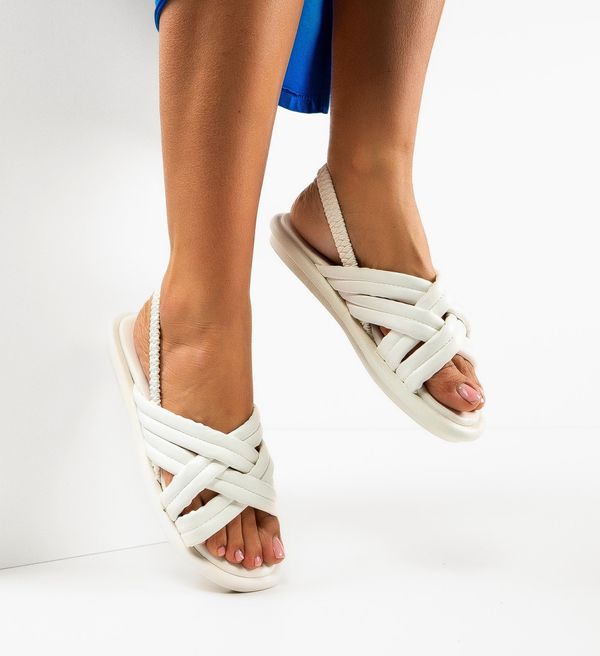 QING Сандали Gatsby Бели