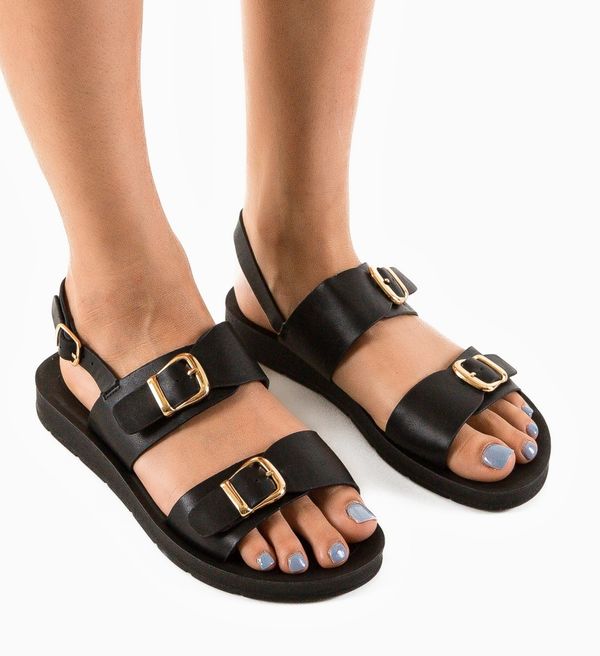 Lulux Сандали Genex Черни