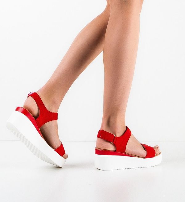 Mei Сандали Geograpf Червени