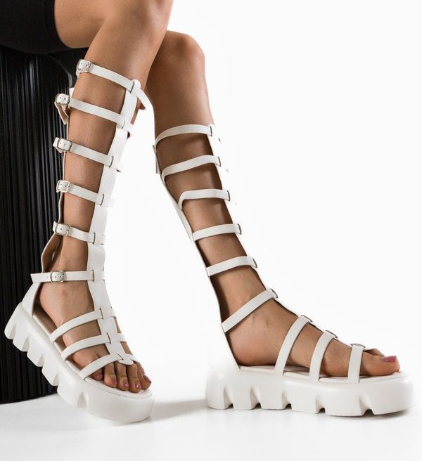 Mei Сандали Gladiator Бели