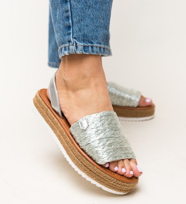 Angel Blue Сандали Gregos Сребърни