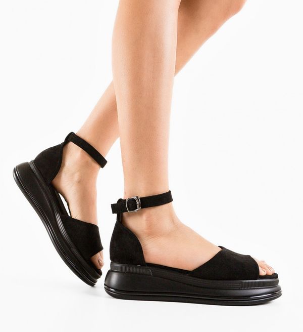 SFINX(LULU) Сандали Grifon 2 Черни