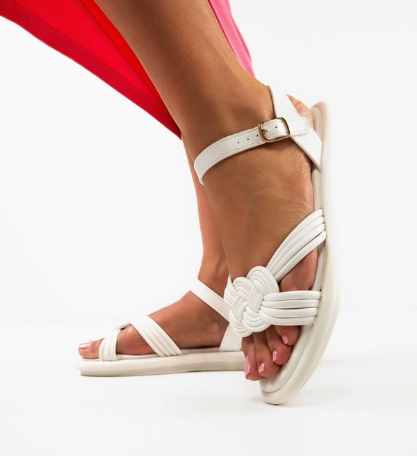 QING Сандали Houd Бели