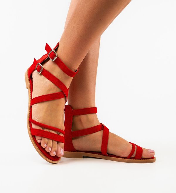 Mei Сандали Iedera Червени