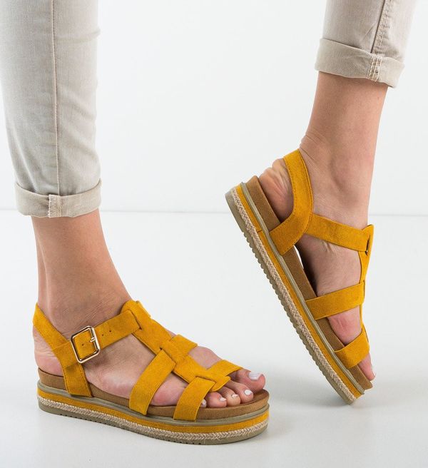 Mei Сандали Iraida Жълти