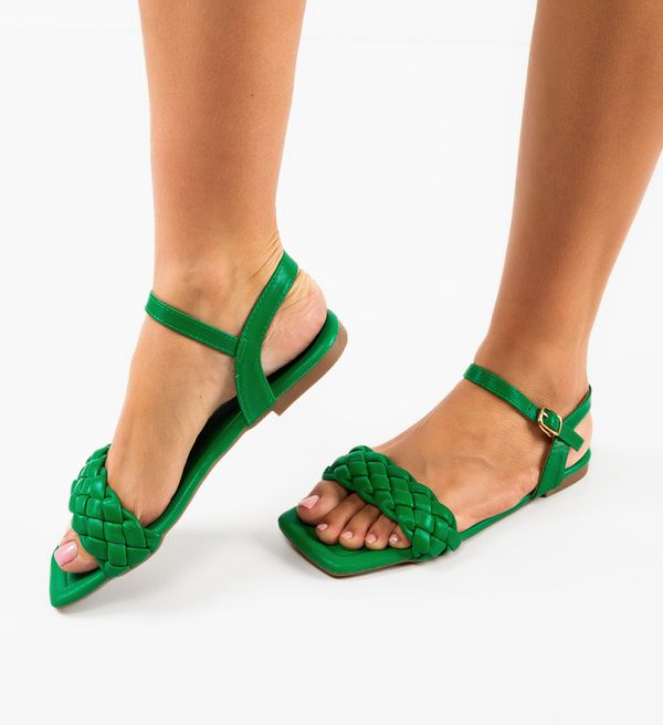 QING Сандали Ivan Зелени