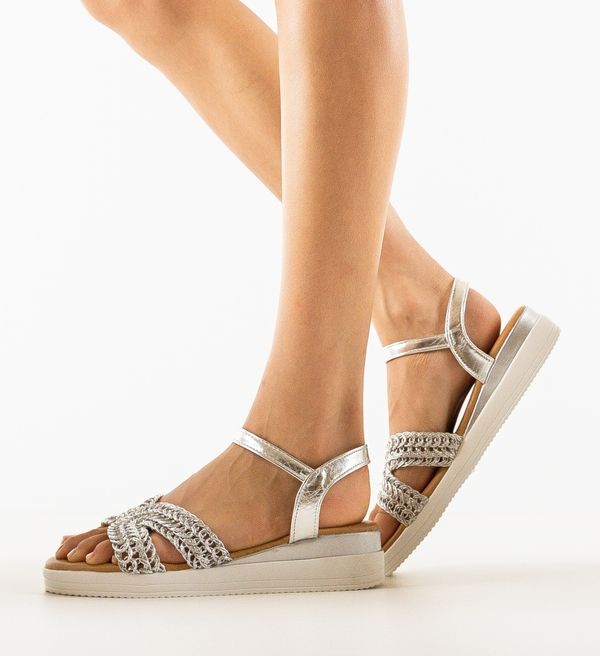 Ali Сандали Jimena Сребърни