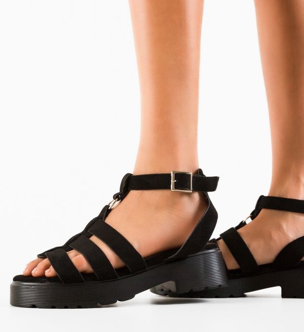 Mei Сандали Karrus Черни