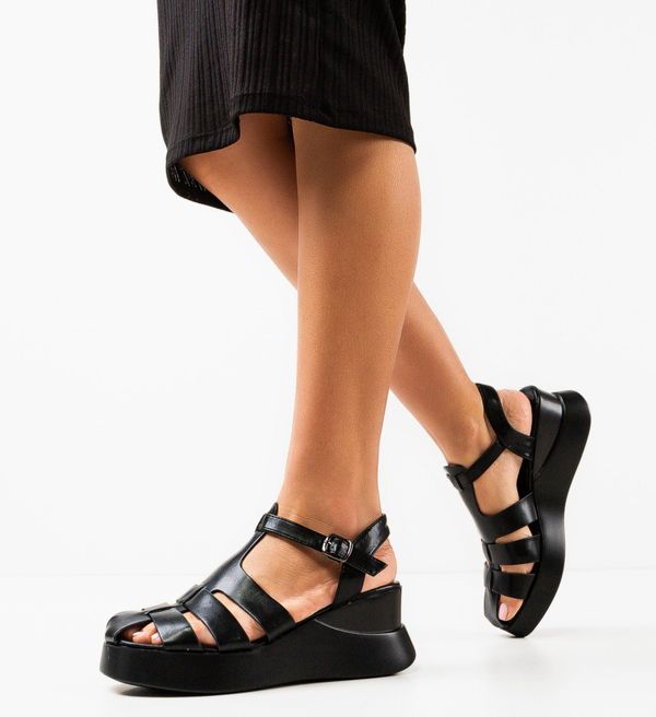 SFINX(LULU) Сандали Kelorit Черни