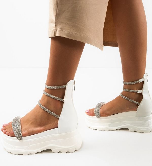 Mei Сандали Keziah Бели