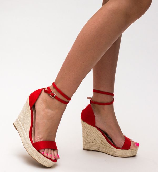 Ali Сандали Kierran Червени