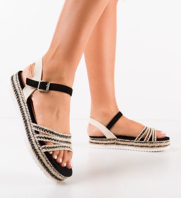 Ali Сандали Kiri Черни