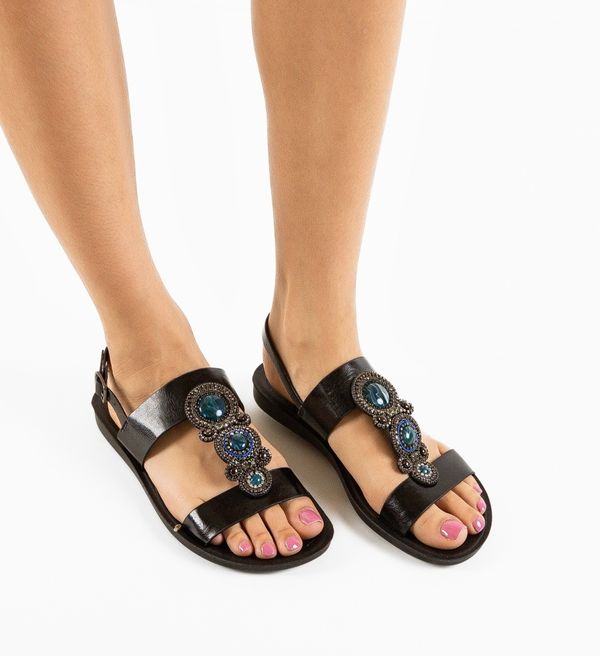 Lulux Сандали Liddo Черни