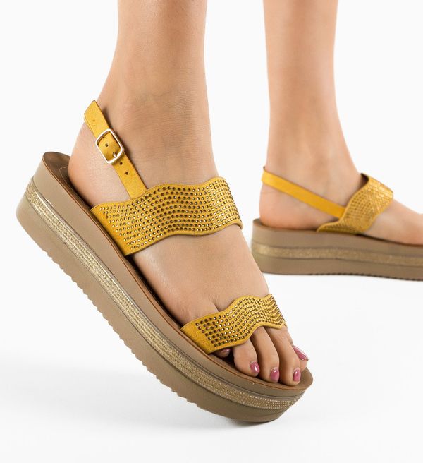 Lulux Сандали Lloris Жълти