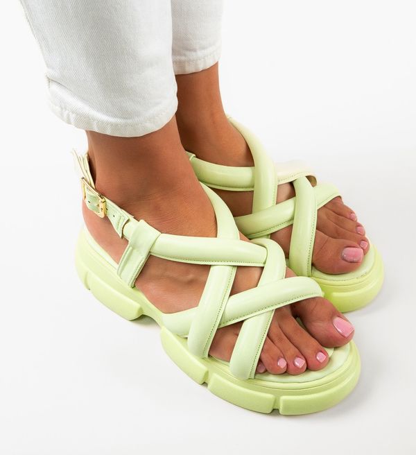 QING Сандали Mabel Зелени