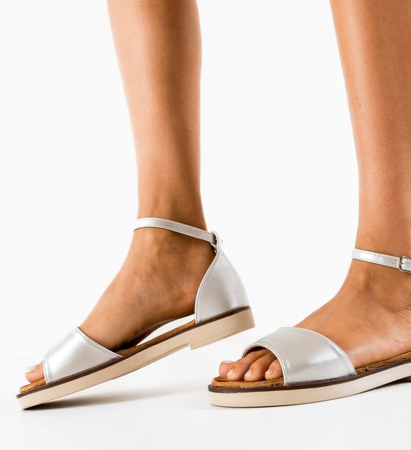 Mei Сандали Manaf Сребърни